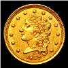 Image 2 : ***Auction Highlight*** 1838 C HM-1 Charlotte Gold Classic Head $2 1/2 Gold Graded Select Unc By USC
