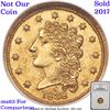 Image 8 : ***Auction Highlight*** 1838 C HM-1 Charlotte Gold Classic Head $2 1/2 Gold Graded Select Unc By USC