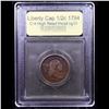 Image 4 : ***Auction Highlight*** 1794 Cohen 9 R2 Liberty Cap half cent 1/2c Graded vg+ By USCG (fc)