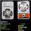 Image 1 : NGC 1879-s Morgan Dollar $1 Graded ms65 By NGC