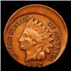 Image 2 : ***Auction Highlight*** 1907 Major Mint Error Struck 15% Off Center Indian Cent 1c Graded xf+ By USC