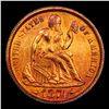 Image 2 : ***Auction Highlight*** 1874-p Seated Liberty Dime 10c Graded Select Unc By USCG (fc)