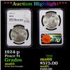 Image 1 : ***Auction Highlight*** NGC 1924-p Peace Dollar $1 Graded ms65 By NGC (fc)