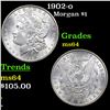 Image 1 : 1902-o Morgan Dollar $1 Grades Choice Unc