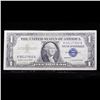 Image 2 : 50X $1 Blue Seal Circulated Silver Certificates Various Dates