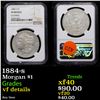 Image 1 : NGC 1884-s Morgan Dollar $1 Graded vf details By NGC