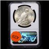Image 3 : 1925-p Peace Dollar $1 Graded ms65 By NGC