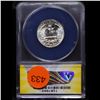 Image 3 : ANACS 1958-p Washington Quarter 25c Graded ms63 By ANACS