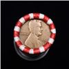 Image 2 : Mixed small cents 1c orig shotgun roll, 1916-d Wheat Cent, 1899 Indian Cent other end.