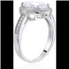 Image 1 : decadence Sterling Silver Oval Cut Engagement Ring size 7