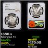 Image 1 : NGC 1880-s Morgan Dollar $1 Graded ms65 By NGC