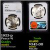 Image 1 : NGC 1923-p Peace Dollar $1 Graded ms65 By NGC