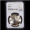 Image 2 : NGC 1923-p Peace Dollar $1 Graded ms65 By NGC