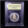 Image 2 : Proof 1989-S Congress Modern Commem Half Dollar 50c Graded GEM++ Proof Deep Cameo By USCG