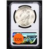 Image 3 : NGC 1923-p Peace Dollar $1 Graded ms65 by NGC