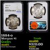 Image 1 : NGC 1884-o Morgan Dollar $1 Graded ms65 by NGC