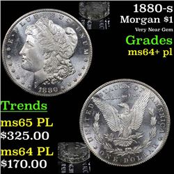 1880-s Morgan Dollar $1 Grades Choice Unc+ PL