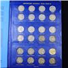 Image 3 : Virtually Complete 1938-1961 Jefferson Nickel Book 63 coins