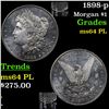 Image 1 : 1898-p Morgan Dollar $1 Grades Choice Unc PL