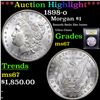 Image 1 : ***Auction Highlight*** 1898-o Morgan Dollar $1 Graded GEM++ Unc By USCG (fc)