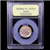 Image 4 : ***Auction Highlight*** 1919-s Buffalo Nickel 5c Graded Seelct Unc By USCG