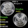 Image 1 : 1881-s Morgan Dollar $1 Grades GEM+ Unc