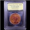 Image 4 : 1803 O-103 Draped Bust Half Dollar 50c Graded AU, Almost Unc by USCG
