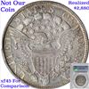 Image 7 : 1803 O-103 Draped Bust Half Dollar 50c Graded AU, Almost Unc by USCG