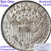 Image 9 : 1803 O-103 Draped Bust Half Dollar 50c Graded AU, Almost Unc by USCG