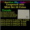 Image 1 : ***Auction Highlight*** **UNOPENED*** 2011 United States Mint Set - 28 pc set (fc)