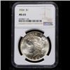 Image 2 : ***Auction Highlight*** NGC 1924-p Peace Dollar $1 Graded ms65 by NGC (fc)