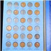 Image 3 : Partial 1909-1940 Lincoln Cent Book 61 coins