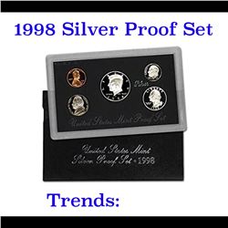 1998 United States Mint Silver Proof Set