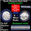 Image 1 : Buffalo Nickel Shotgun Roll in Old Bank Style 'Bell Telephone'  Wrapper 1916 & s Mint Ends