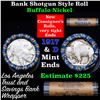 Image 1 : Buffalo Nickel Shotgun Roll in Old Bank Style 'Los Angeles Trust And Savings Bank' Wrapper 1917 & d 
