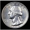 Image 2 : 1932-p FS-101 DDO Washington Quarter 25c Grades Choice AU/BU Slider+