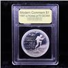 Image 2 : Proof 1991-P Korean War Modern Commem Dollar $1 Graded GEM++ Proof Deep Cameo By USCG