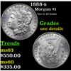 Image 1 : 1888-s Morgan Dollar $1 Grades Unc Details