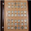 Image 3 : Complete Roosevelt Dime Book 1946-1990 126 coins