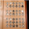 Image 4 : Complete Roosevelt Dime Book 1946-1990 126 coins