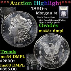 ***Auction Highlight*** 1890-s Morgan Dollar 1 Graded Select Unc+ DMPL By USCG (fc)