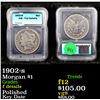 Image 1 : 1902-s Morgan Dollar $1 Graded f details By ICG