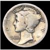 Image 2 : ***Auction Highlight*** 1916-d Mercury Dime 10c Grades vg+ (fc)