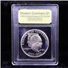 Image 2 : Proof 1990-P Eisenhower Modern Commem Dollar $1 Graded GEM++ Proof Deep Cameo By USCG