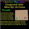 Image 1 : **UNOPENED** 2012 United States Mint Set 28 Coins