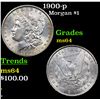 Image 1 : 1900-p Morgan Dollar $1 Grades Choice Unc