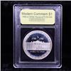 Image 2 : Proof 1992-W White House Modern Commem Dollar $1 Graded GEM++ Proof Deep Cameo By USCG