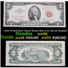 Image 1 : 1963 $2 Red Seal United States Note Low Serial Number Grades Choice AU/BU Slider