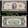 Image 1 : *Star Note* 1953A $2 Red Seal United States Note Grades f+