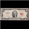 Image 2 : *Star Note* 1953A $2 Red Seal United States Note Grades f+